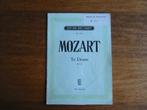 22x  partituur - Mozart - Te Deum KV 141, Koor, Gebruikt, Ophalen of Verzenden, Artiest of Componist