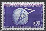 Frankrijk 1973 - Yvert 1756 - Grand Orient de France (PF), Postzegels en Munten, Verzenden, Postfris