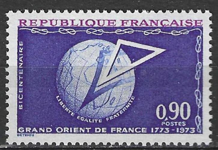 Frankrijk 1973 - Yvert 1756 - Grand Orient de France (PF), Postzegels en Munten, Postzegels | Europa | Frankrijk, Postfris, Verzenden