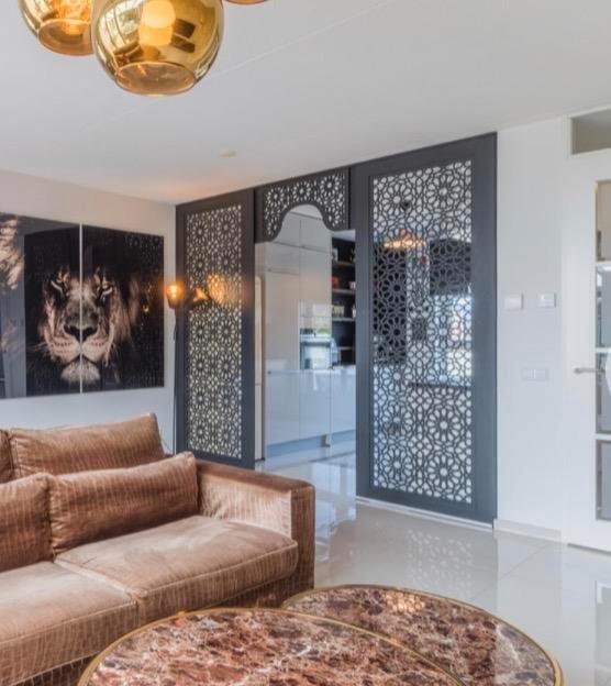 Arabische Stijl Roomdivider / Muurafscheiding - 260x300cm, Huis en Inrichting, Woonaccessoires | Kamerschermen, Gebruikt, Ophalen