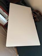 Tafel wit 1,40 bij 70, Ophalen, Kunststof, Gebruikt, 50 tot 100 cm
