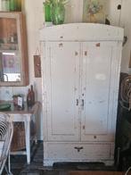 oude witte brocante kast, oude linnenkast, Ophalen