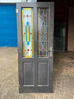 Glas in lood deuren, Ophalen, Binnendeur, 200 tot 215 cm, Glas