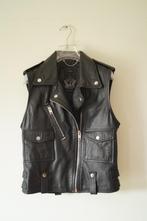 DIESEL Leren Jasje/Gilet Maat 36, Verzenden, Zwart, Zo goed als nieuw, Jasje