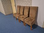 Eetkamerstoelen - 6 stuks, Ophalen, Hout, Gebruikt, Bruin
