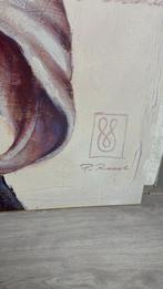 Schilderij met Lelie, Antiek en Kunst, Ophalen of Verzenden