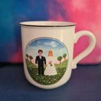 Villeroy & Boch mok Naif Wedding, Ophalen of Verzenden, Zo goed als nieuw, Overige stijlen, Kop(pen) en/of Schotel(s)
