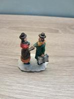 2 reizigers voor in een kerstdorp, Ophalen of Verzenden