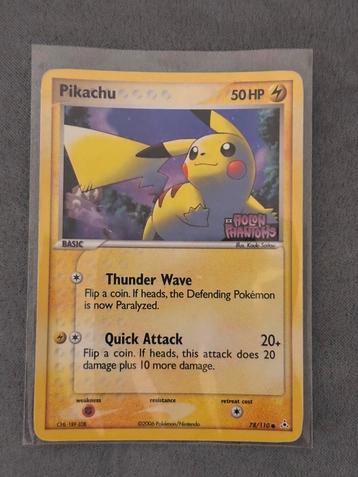 Pikachu Holo Phantoms Reverse Holo Stamped beschikbaar voor biedingen