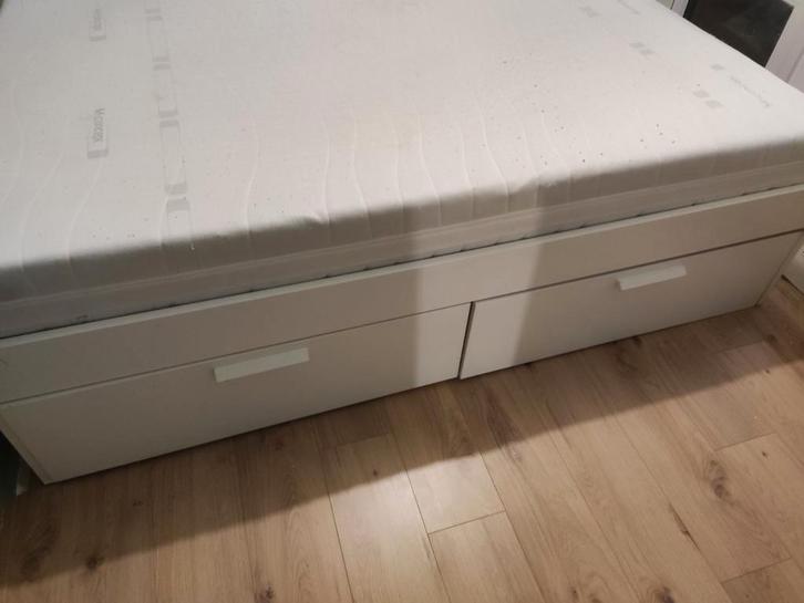 Ikea Brimnes bedlades 160x200, Huis en Inrichting, Slaapkamer | Bedden, Ophalen