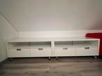 Ikea TV meubel wit, Ophalen, 100 tot 150 cm, 75 cm of meer, Zo goed als nieuw