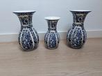 Set delfts blauwe vazen, Antiek en Kunst, Ophalen