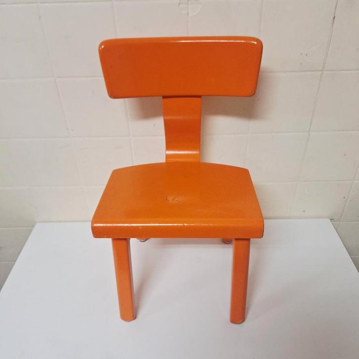 Jaren 60 Houten Schoolstoeltje voor Kinderen, Kinderen en Baby's, Kinderkamer | Tafels en Stoelen, Gebruikt, Stoel(en), Ophalen