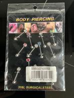 Body piercing, Ophalen, Staal, Oor- of Traguspiercing, Nieuw