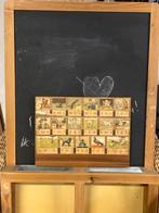 Oude schoolbord met letterplank, Ophalen of Verzenden, Geschiedenis