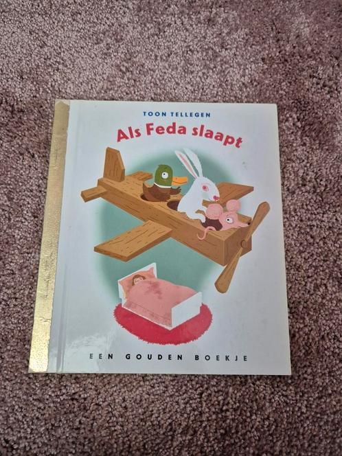Toon Tellegen - Als Feda slaapt, Boeken, Kinderboeken | Kleuters, Zo goed als nieuw, Gouden boekje, Ophalen of Verzenden