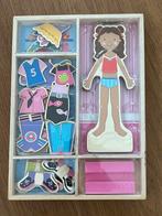 Magnetische aankleedpop van hout, Ophalen of Verzenden, Gebruikt