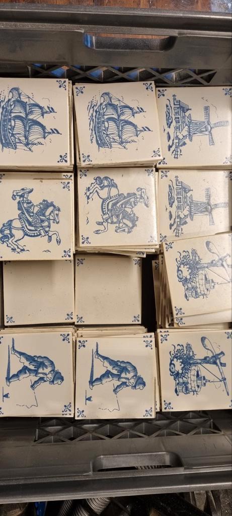 Oude Hollandse Tegeltjes - Veere, Antiek en Kunst, Antiek | Wandborden en Tegels, Ophalen