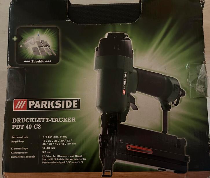 Parkside PDT 40 C2 Nietpistool - Nieuw in Doos!, Doe-het-zelf en Verbouw, Gereedschap | Handgereedschap, Nieuw, Ophalen of Verzenden