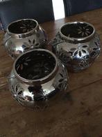 3 kaarsenhouders, Ophalen, Zo goed als nieuw, Kandelaar, Minder dan 25 cm