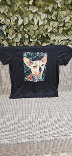 Sphynx, sphynx kat, sphynx shirt, t shirt sphynx, Ophalen of Verzenden, Zwart