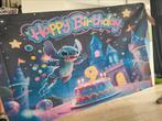 Stitch posterdoek 9 jaar, Hobby en Vrije tijd, Feestartikelen, Ophalen of Verzenden, Nieuw, Versiering, Verjaardag