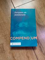 Compendium personen- en familierecht 13e druk, Ophalen of Verzenden, Zo goed als nieuw, HBO, Wolters Kluwer