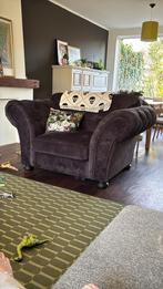 Grote zwarte fauteuil, Huis en Inrichting, Ophalen, Gebruikt, 75 tot 100 cm, 100 tot 125 cm