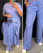 Nieuw! Travelstof set broek en shirt kleur lila/lavendel M, Ophalen of Verzenden, Nieuw