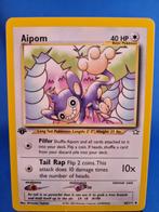 Aipom 26/111 - Neo Genesis (1st edition), Hobby en Vrije tijd, Verzamelkaartspellen | Pokémon, Verzenden, Gebruikt
