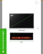 İn-opbouwsfeerhaard LumberQ, Huis en Inrichting, Haarden, Ophalen of Verzenden, Zo goed als nieuw, Vrijstaande haard, Elektrische haard