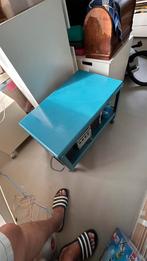 Blauw ijzere kastje op wielen, Huis en Inrichting, Kasten | Overige, Ophalen, Gebruikt