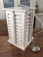 Riviera Maison shutter hanglamp, Huis en Inrichting, Ophalen, Gebruikt, Hout, Minder dan 50 cm