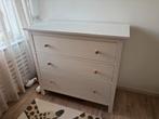 Ikea Hemnes Commode - Wit - 3 Lades, Huis en Inrichting, Ophalen, Gebruikt, 100 tot 150 cm, Met lade(s)