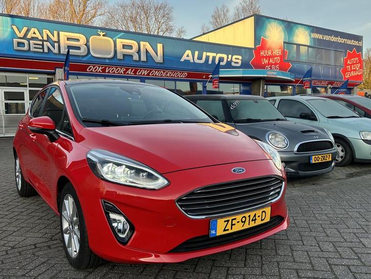 Ford Fiesta 1.0 EcoBoost Titanium 1e eig Duurste uitvoering, Auto's, Ford, Bedrijf, Te koop, Fiësta, ABS, Achteruitrijcamera, Airbags