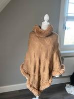 Wollen Cape met Bont - Super Warm!, Kleding | Dames, Ophalen of Verzenden, Zo goed als nieuw