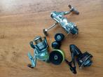 3 vis werphengelmolens met losse spoelen, Watersport en Boten, Ophalen, Gebruikt, Molen