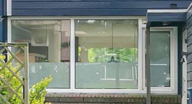 Raamkozijn, 2x vast glas 1x draai/kiep, Doe-het-zelf en Verbouw, Kozijnen en Schuifpuien, Gebruikt, Raamkozijn, Hout, 75 tot 150 cm