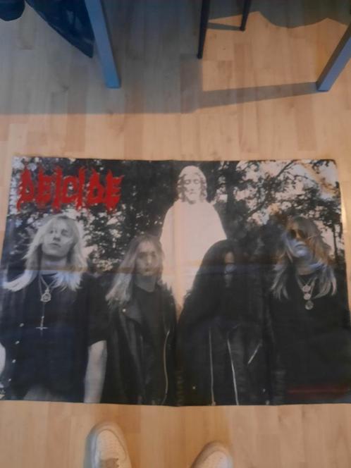 Deicide vlag origineel 1994 death black metal, Verzamelen, Muziek, Artiesten en Beroemdheden, Gebruikt, Ophalen of Verzenden