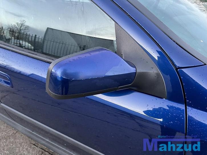 OPEL ASTRA G Blauw Z21B rechts spiegel 1997-2004, Auto-onderdelen, Spiegels, Opel, Gebruikt, Ophalen of Verzenden