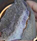 Uruguay tan sugar druzy amethyst cathedral / 2nd generation, Ophalen of Verzenden, Mineraal