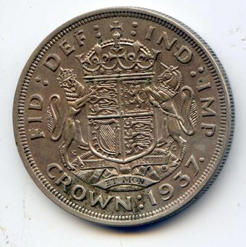 Groot-Brittannië 1 Crown 1937 beschikbaar voor biedingen
