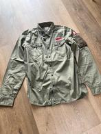 Replay overhemd, Kleding | Heren, Overhemden, Ophalen of Verzenden, Zo goed als nieuw, Groen, Halswijdte 41/42 (L)