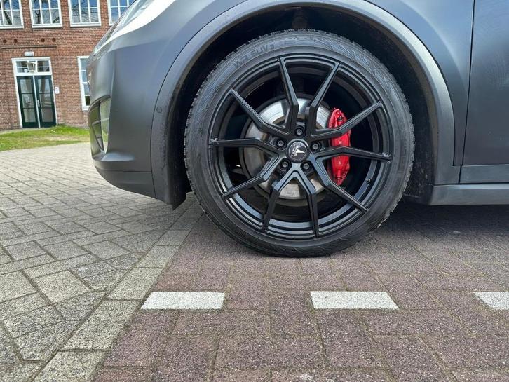Zwarte 21 inch velgen voor Tesla Model X – Wintervelgen, Auto-onderdelen, Banden en Velgen, Velg(en), Zomerbanden, 21 inch, 245 mm