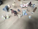 18 schleich dieren (paarden) en elfen, Verzamelen, Dierenverzamelingen, Ophalen of Verzenden, Zo goed als nieuw, Paard, Beeldje of Figuurtje