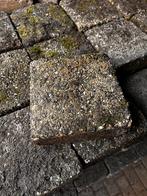Ruim 1100 Gele getinte betonklinkers 15x15cm, Tuin en Terras, Tegels en Klinkers, Ophalen, Gebruikt, Klinkers, 10 m² of meer
