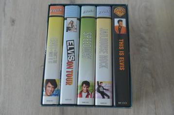 VHS 5VIDEOBOX - ELVIS PRESLEY - ELVIS COLLECTION beschikbaar voor biedingen