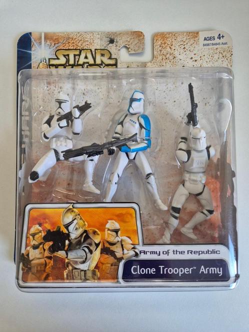 Star Wars CW 2003 Clone Trooper Army with Lieutenant, Verzamelen, Star Wars, Nieuw, Actiefiguurtje, Ophalen of Verzenden