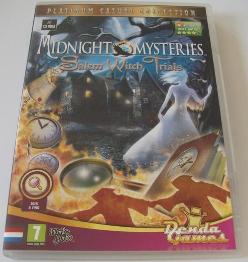 PC Game *** MIDNIGHT MYSTERIES 2  *** Salem Witch Trials, Spelcomputers en Games, Games | Pc, Zo goed als nieuw, Puzzel en Educatief