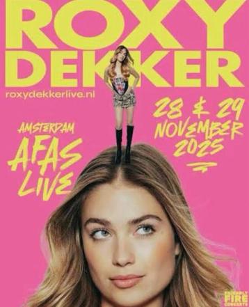 Roxy dekker 2 kaarten 29 november middag beschikbaar voor biedingen